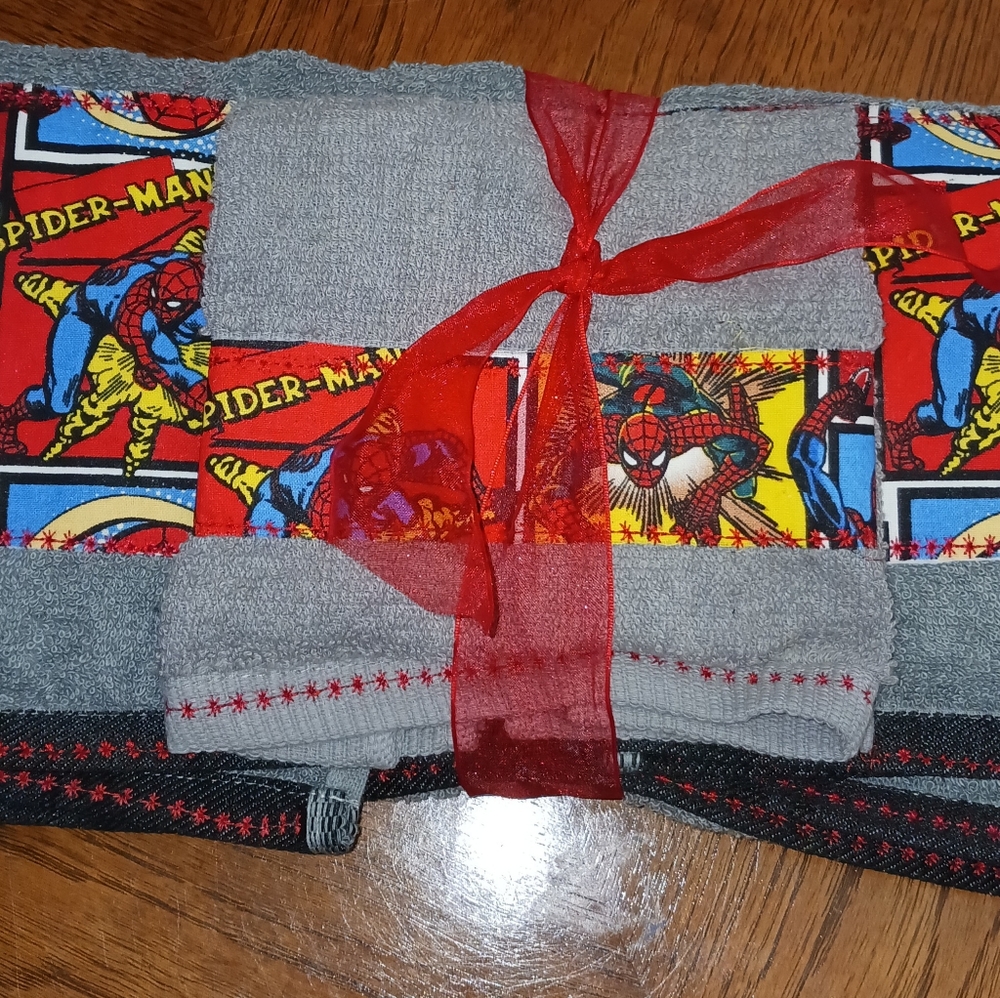 Superhero towel set